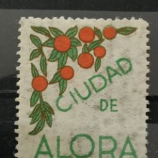 Sellos: ESPAÑA. SELLO LOCAL ÁLORA. 1936.