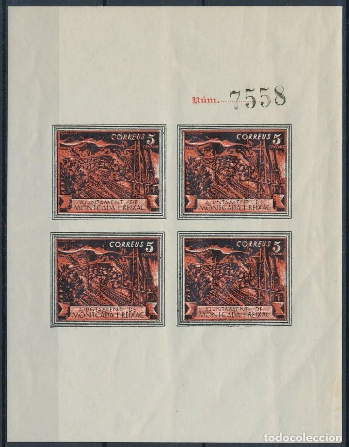 Stamps: Ajuntament Montcada i Reixach HB sin dentar Republica Espa&ntilde;a Guerra Civil 1937
