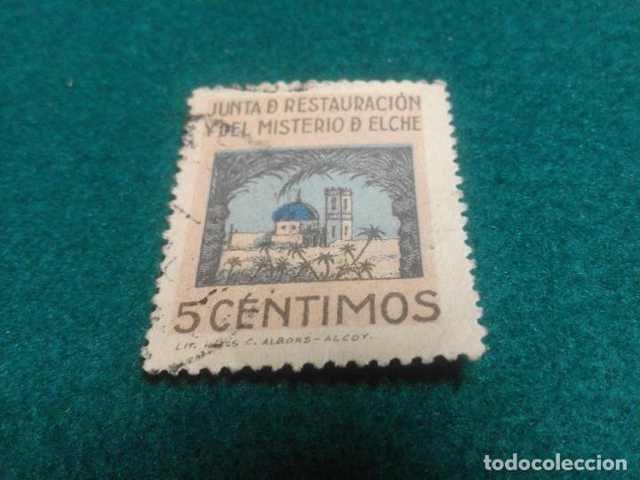 Sellos: JUNTA DE RESTAURACION DEL MISTERIO DE ELCHE - Foto 1