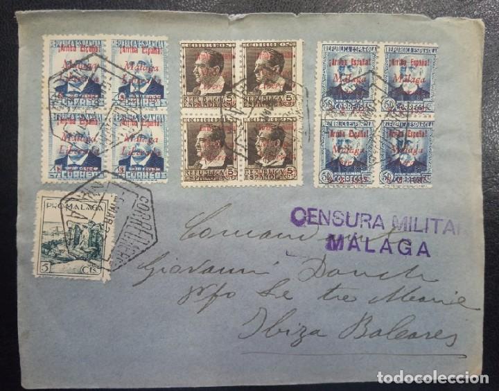 Sellos: 1937.- M&Aacute;LAGA A IBIZA. - Foto 1