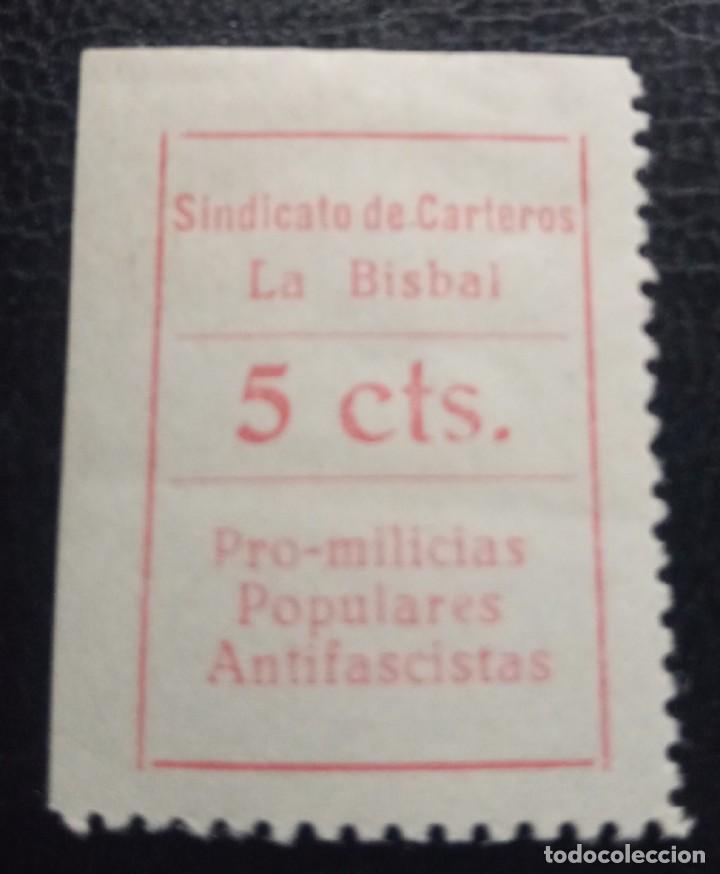 Sellos: LA BISBAL (GERONA) EDIFIL NUM. 1* - Foto 1