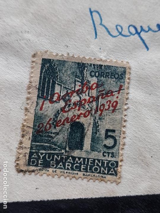 Sellos: Sobre circulado 1939 - Foto 2