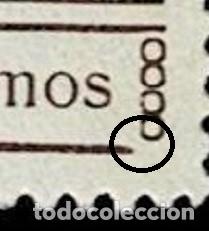Selos: CL8-9 Guerra Civil GUELAIA Fesofi n&ordm; 3 Variedad MARCO ROTO (Edifil n&ordm; 3c) Valor 10 cts. Color CASTA&Ntilde;