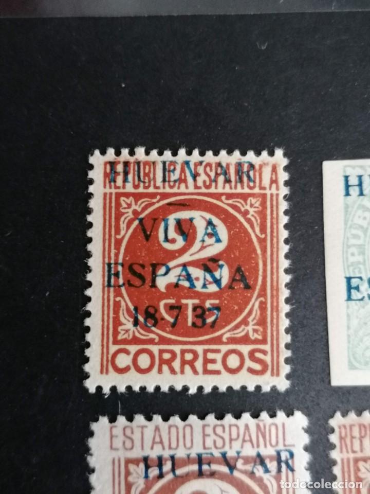 Sellos: España sellos Guerra Civil HUEVAR Sobrecarga Viva España y Queipo nuevos * chanela - Foto 3 - 288194078