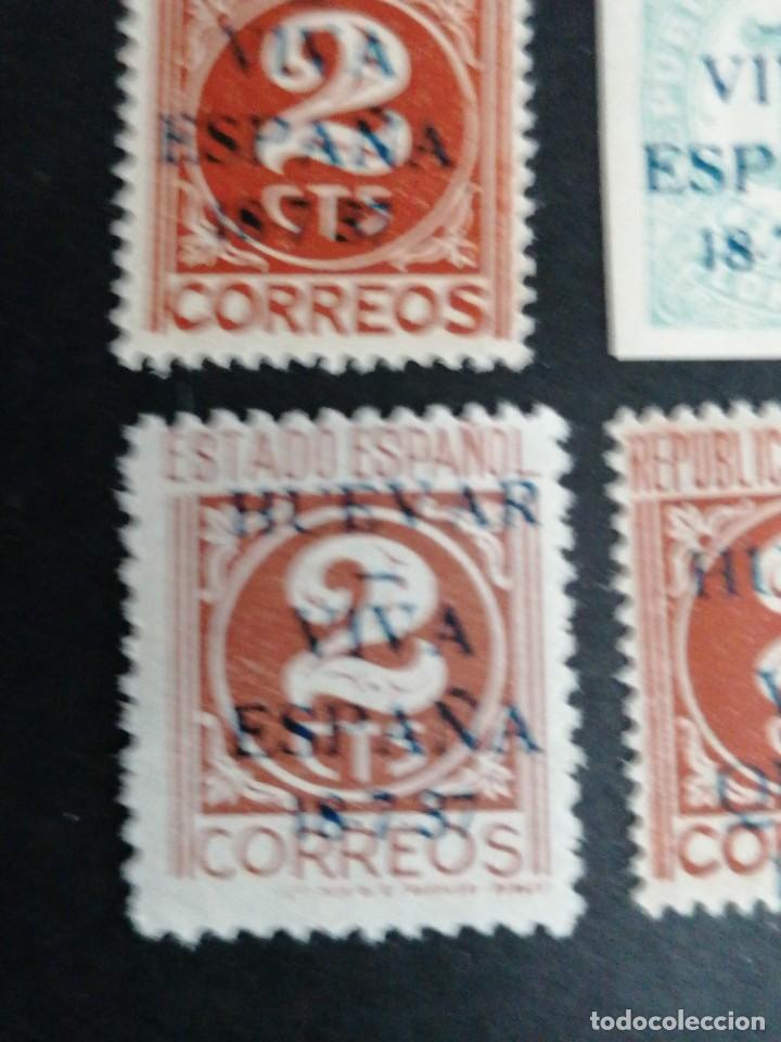 Sellos: España sellos Guerra Civil HUEVAR Sobrecarga Viva España y Queipo nuevos * chanela - Foto 5 - 288194078