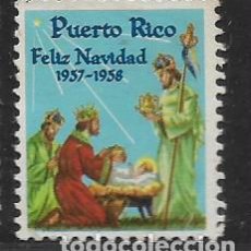 Sellos: PUERTO RICO,-VIÑETAS, FELIZ NAVIDAD, AÑO 1957-58 VER FOTO VER FOTOS. Lote 297828648