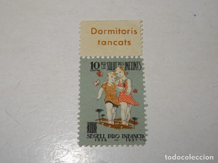 Selos: VI&Ntilde;ETA SEGELL PRO INFANCIA 1936 DORMITORIS TANCATS