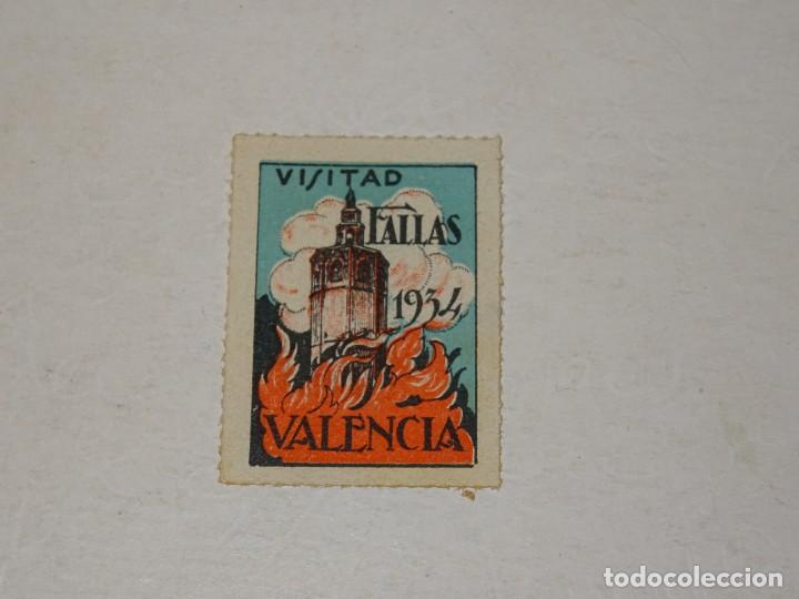 Sellos: VI&Ntilde;ETA VISITAD FALLAS 1934 VALENCIA - Foto 1