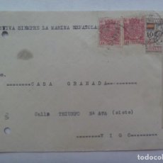 Sellos: SOBRE CIRCULADO DE CAÑONERA CABO FRADERA A VIGO, VIÑETA REPUBLICA, CENSURA MILITAR TUY. 1937