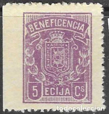Briefmarken: SELLO** BENIFICENCIA DE ECIJA, FOTO ORIGINAL
