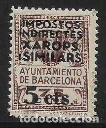 Francobolli: BARCELONA,- IMPOSS INDIRECTES.. VER FOTO