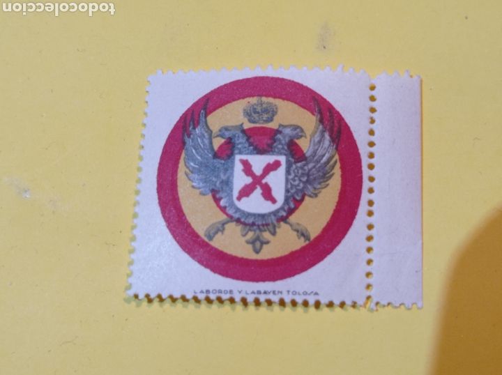 Briefmarken: Vi&ntilde;eta carlista, requet&eacute;, bandera espa&ntilde;ola