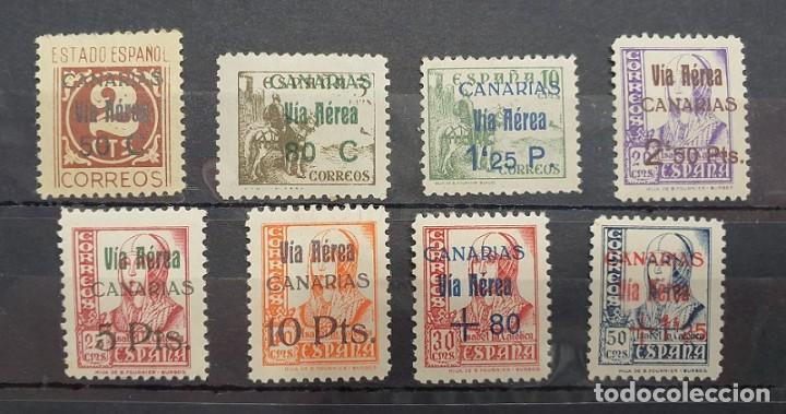 Sellos: CANARIAS. EDIFIL 44/51 * - Foto 1