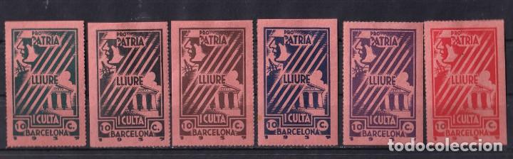 Sellos: BARCELONA. EDIFIL 231/36* - Foto 1