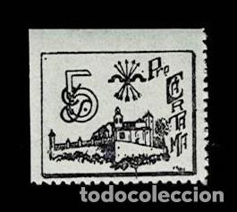 Briefmarken: V1-27 Guerra Civil CARTAMA Fesofi n&ordm; (NO MENCIONADO) PAPEL BLANCO (Impreso CON GOMA) Valor 5 cts Col