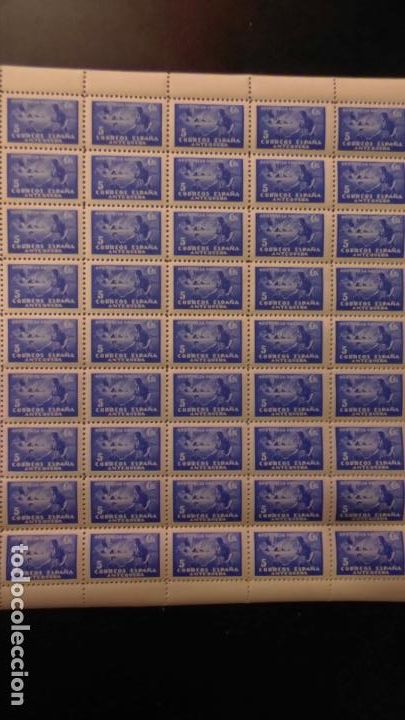 Briefmarken: Pliego hoja completa asistencia social ANTEQUERA 5 centimos