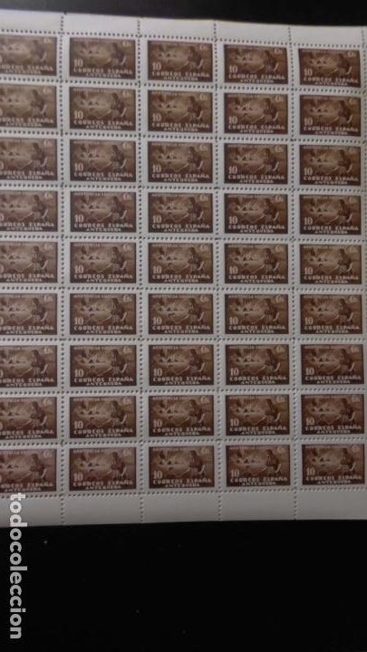 Briefmarken: Pliego hoja completa asistencia social ANTEQUERA 10 centimos