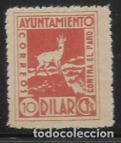 Briefmarken: DILAR,GRANADA-. 10 CTS.-CONTRA EL PARA- VER EDIFIL N&ordm; 4/13. VER FOTO