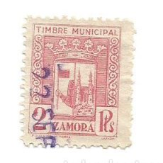 Sellos: TIMBRE MUNICIPAL ZAMORA 2 PTS. 1950.. Lote 330622263