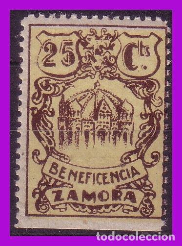 Timbres: Sello local, Guerra Civil, Zamora, Fesofi n&ordm; 4 (*)