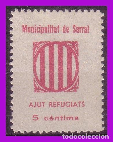 Briefmarken: Guerra Civil, Sellos locales, Tarragona, SARRAL, Fesofi n&ordm; 8 *