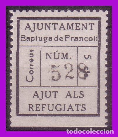 Stamps: Guerra Civil, Sellos locales, Tarragona, ESPLUGA DE FRANCOL&Iacute;, Fesofi n&ordm; 1 *