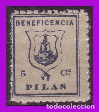 Francobolli: Guerra Civil, Sellos locales, SEVILLA, Pilas, Fesofi n&ordm; 8 * *