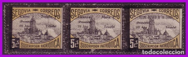 Francobolli: Guerra Civil, Sellos locales, SEGOVIA, Fesofi n&ordm; 49 * *