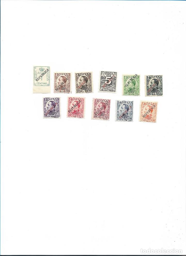 Briefmarken: Emisiones locales republicanas Barcelona n&ordm; 18-28.