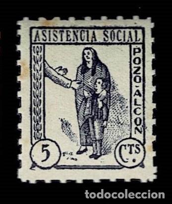 Briefmarken: A6-3 Guerra Civil POZO ALCON Asistencia Social Fesofi n&ordm; 1 Sin fijasellos VER