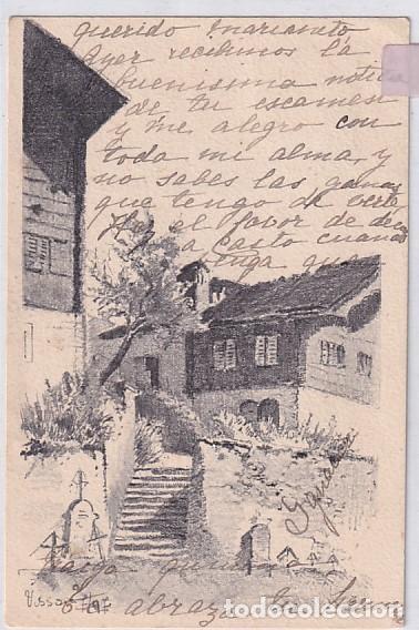 Sellos: Postal circulada con carter&iacute;a de B&oacute;veda Lugo - Foto 2