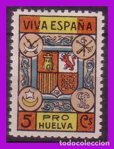 Briefmarken: Guerra Civil, Locales, Huelva, HUELVA, FESOFI n&ordm; 1 * *