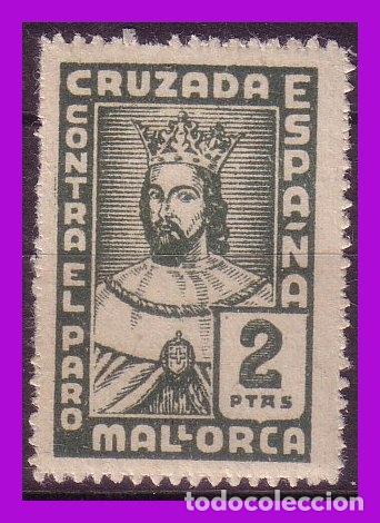 Briefmarken: Guerra Civil, Locales, Mallorca, Baleares, FESOFI n&ordm; 57 * * letra A