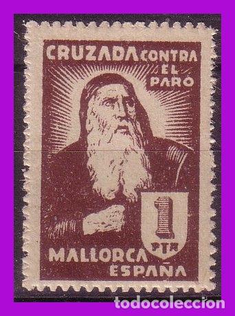 Briefmarken: Guerra Civil, Locales, Mallorca, Baleares, FESOFI n&ordm; 56 * * letra A