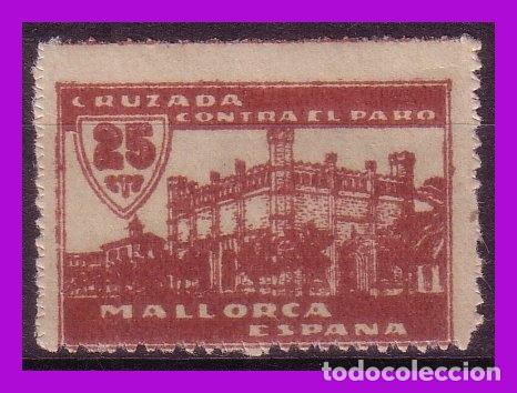Briefmarken: Guerra Civil, Locales, Mallorca, Baleares, FESOFI n&ordm; 54 * * letra A