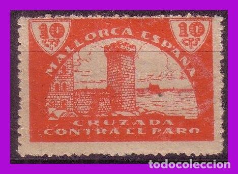 Briefmarken: Guerra Civil, Locales, Mallorca, Baleares, FESOFI n&ordm; 48 * * letra A