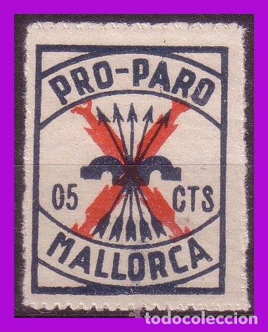 Briefmarken: Guerra Civil, Locales, Mallorca, Baleares, FESOFI n&ordm; 18 * * letra H