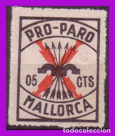 Briefmarken: Guerra Civil, Locales, Mallorca, Baleares, FESOFI n&ordm; 16 * * letra F