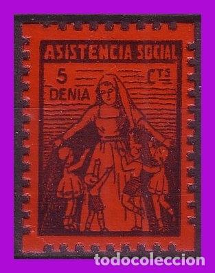 Briefmarken: Guerra Civil, Locales, Denia, ALICANTE, FESOFI n&ordm; 20 * *