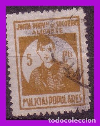 Briefmarken: Guerra Civil, Locales, ALICANTE, FESOFI n&ordm; 4 (o)
