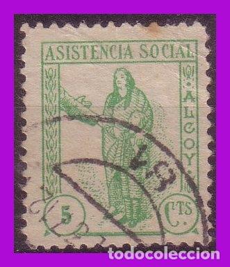 Briefmarken: Guerra Civil, Locales, Alcoy, ALICANTE, FESOFI n&ordm; 1 (o)