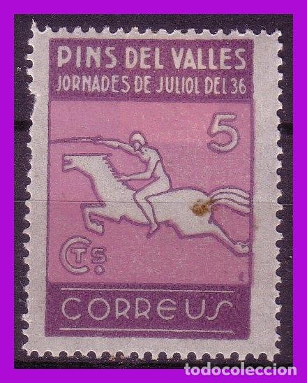 Briefmarken: Guerra Civil, Locales, Pins del Vall&eacute;s, BARCELONA, FESOFI n&ordm; 20 *