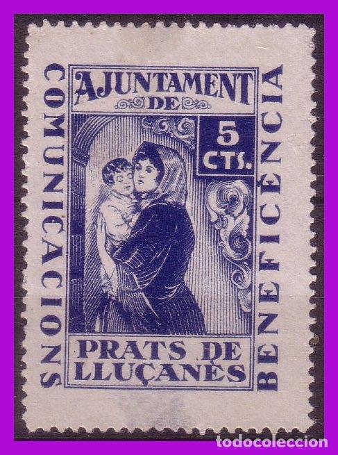 Timbres: Guerra Civil, Locales, Prat de Llusanes, BARCELONA, FESOFI n&ordm; 1 (*)