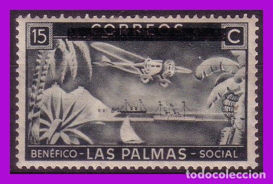 Briefmarken: Guerra Civil, Locales, Las Palmas, CANARIAS, FESOFI n&ordm; 18 *