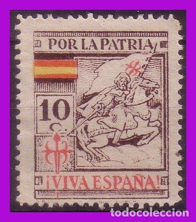 Briefmarken: Guerra Civil, Locales, CORU&Ntilde;A, FESOFI n&ordm; 8 (*)