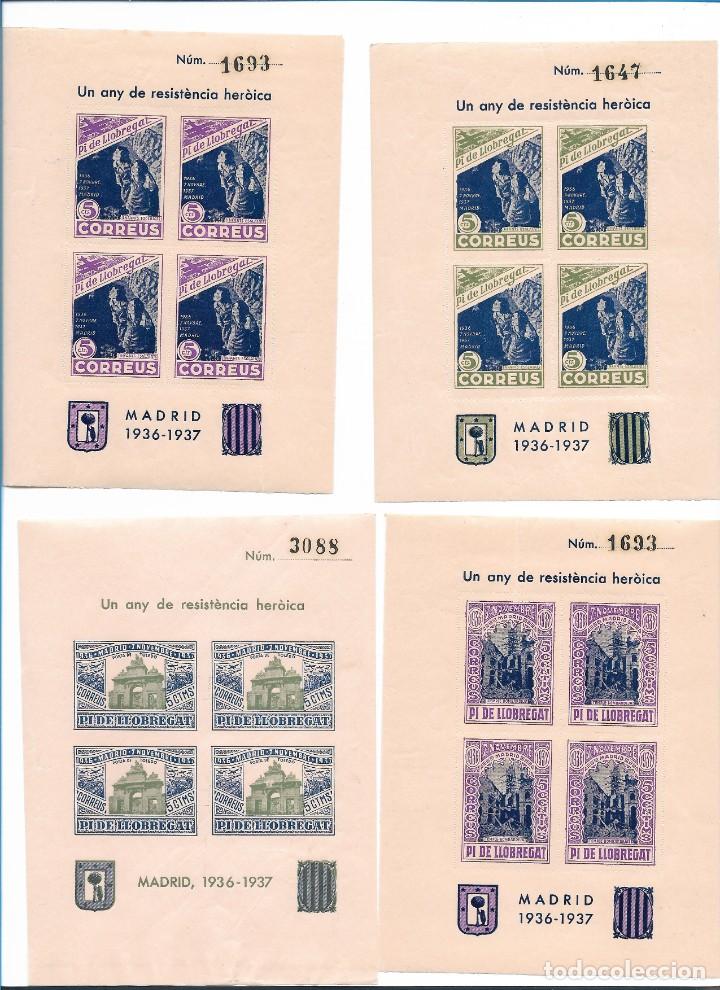 Briefmarken: Hojitas de Pi de Llobregat. Nuevos.