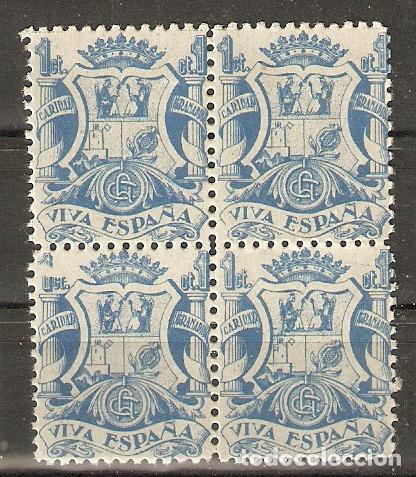 Briefmarken: PATRIOTICOS CARIDAD GRANADINA NUEVO EN BLOQUE DE 4