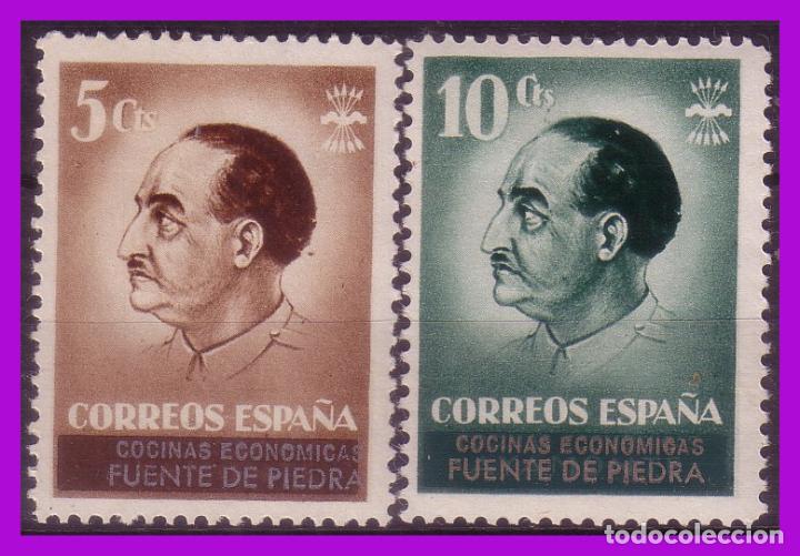 Briefmarken: Guerra Civil, Locales, Fuente de Piedra, M&Aacute;LAGA, FESOFI N&ordm; 16 y 17 * *