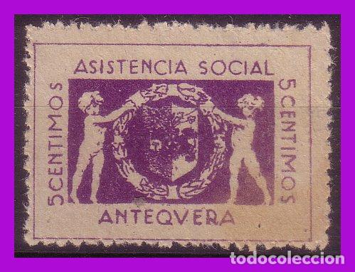 Briefmarken: Guerra Civil, Locales, Antequera, M&Aacute;LAGA, FESOFI N&ordm; 1 * *