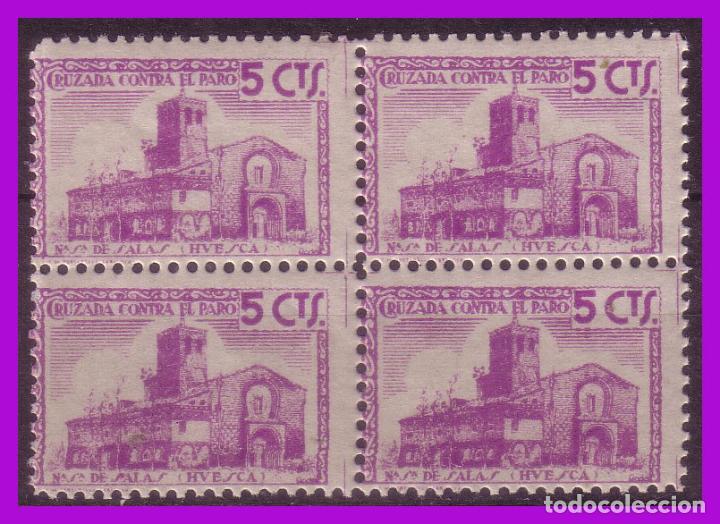 Briefmarken: Guerra Civil. Sellos locales. HUESCA, FESOFI n&ordm; 9 B4 * *